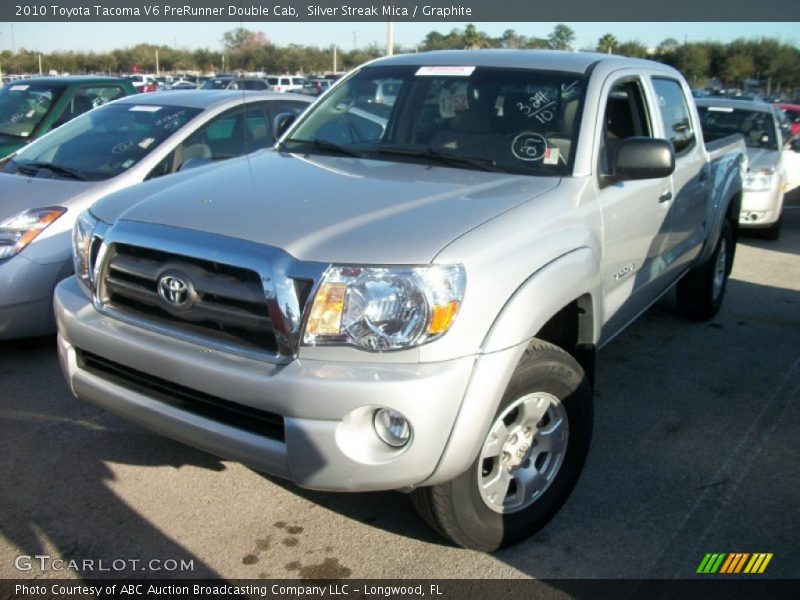 Silver Streak Mica / Graphite 2010 Toyota Tacoma V6 PreRunner Double Cab