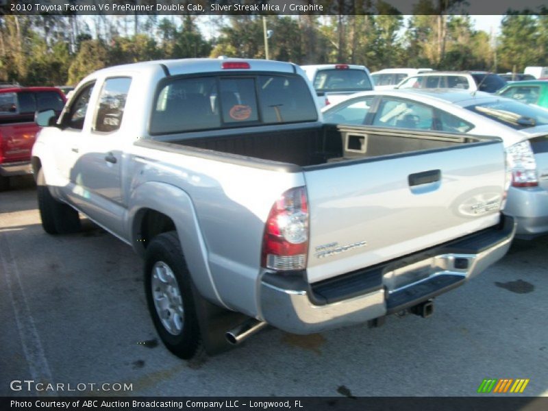 Silver Streak Mica / Graphite 2010 Toyota Tacoma V6 PreRunner Double Cab