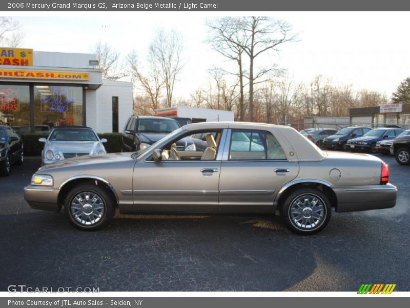 Arizona Beige Metallic / Light Camel 2006 Mercury Grand Marquis GS