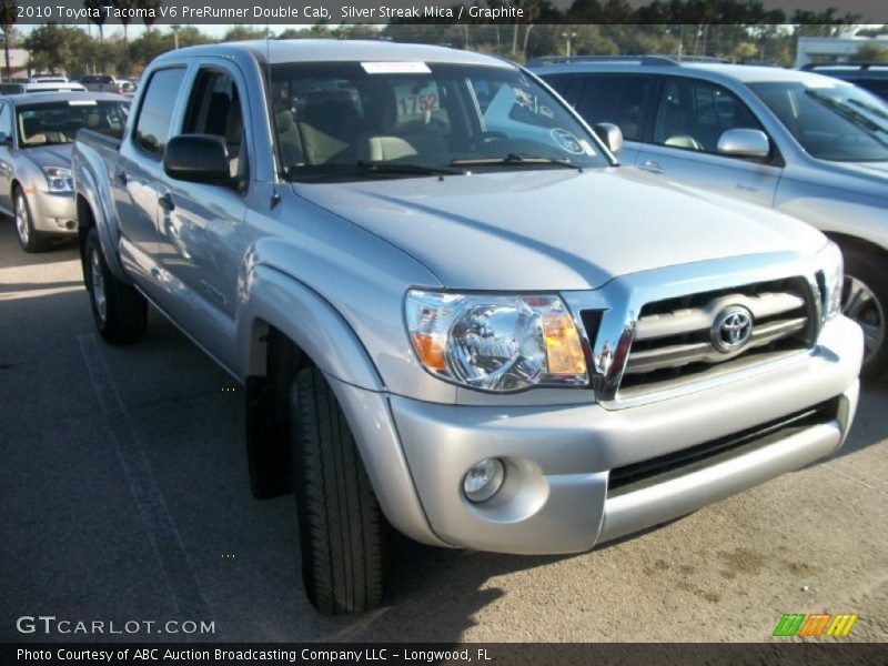 Silver Streak Mica / Graphite 2010 Toyota Tacoma V6 PreRunner Double Cab