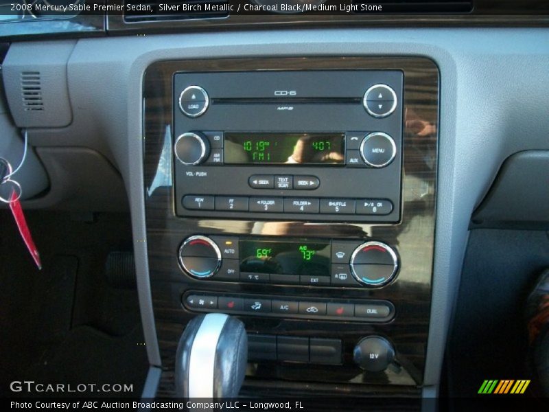 Silver Birch Metallic / Charcoal Black/Medium Light Stone 2008 Mercury Sable Premier Sedan