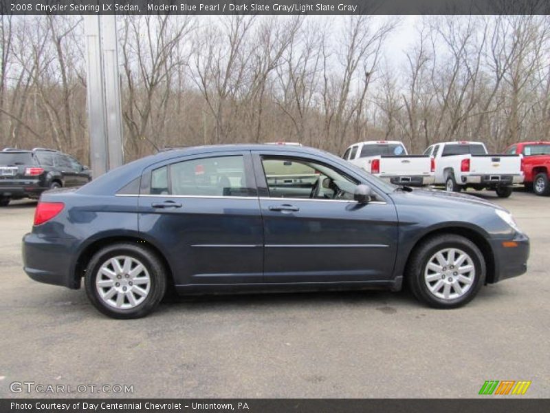 Modern Blue Pearl / Dark Slate Gray/Light Slate Gray 2008 Chrysler Sebring LX Sedan