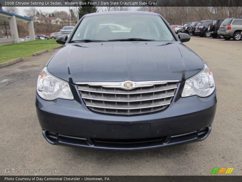 Modern Blue Pearl / Dark Slate Gray/Light Slate Gray 2008 Chrysler Sebring LX Sedan