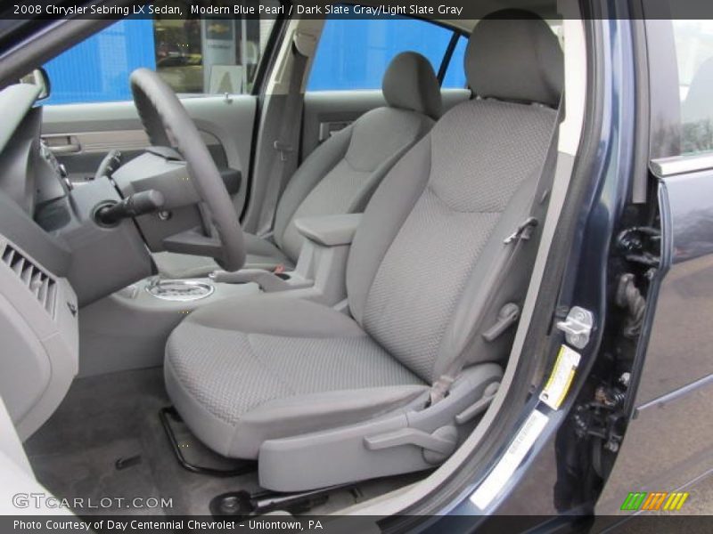 Modern Blue Pearl / Dark Slate Gray/Light Slate Gray 2008 Chrysler Sebring LX Sedan