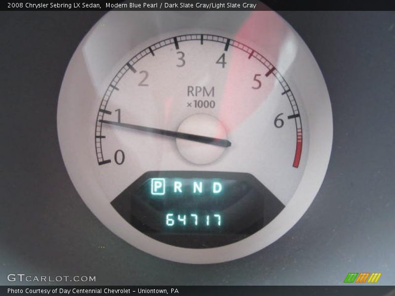 Modern Blue Pearl / Dark Slate Gray/Light Slate Gray 2008 Chrysler Sebring LX Sedan