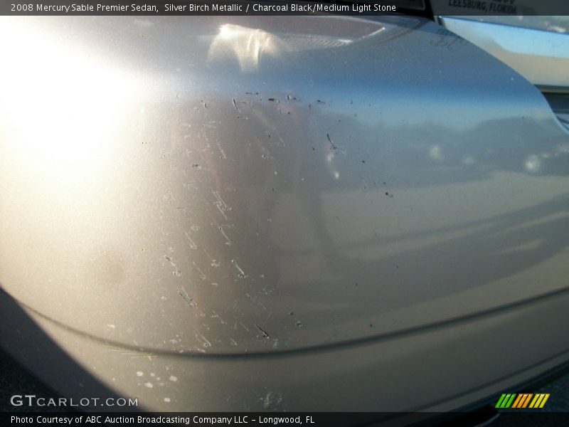 Silver Birch Metallic / Charcoal Black/Medium Light Stone 2008 Mercury Sable Premier Sedan