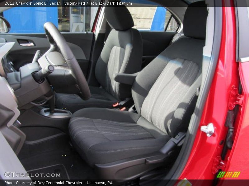 Victory Red / Jet Black/Dark Titanium 2012 Chevrolet Sonic LT Sedan