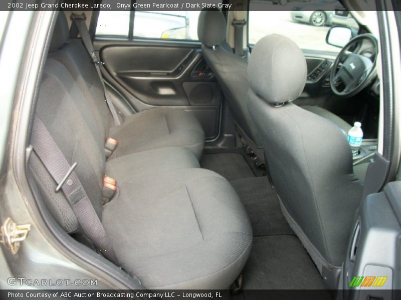 Onyx Green Pearlcoat / Dark Slate Gray 2002 Jeep Grand Cherokee Laredo
