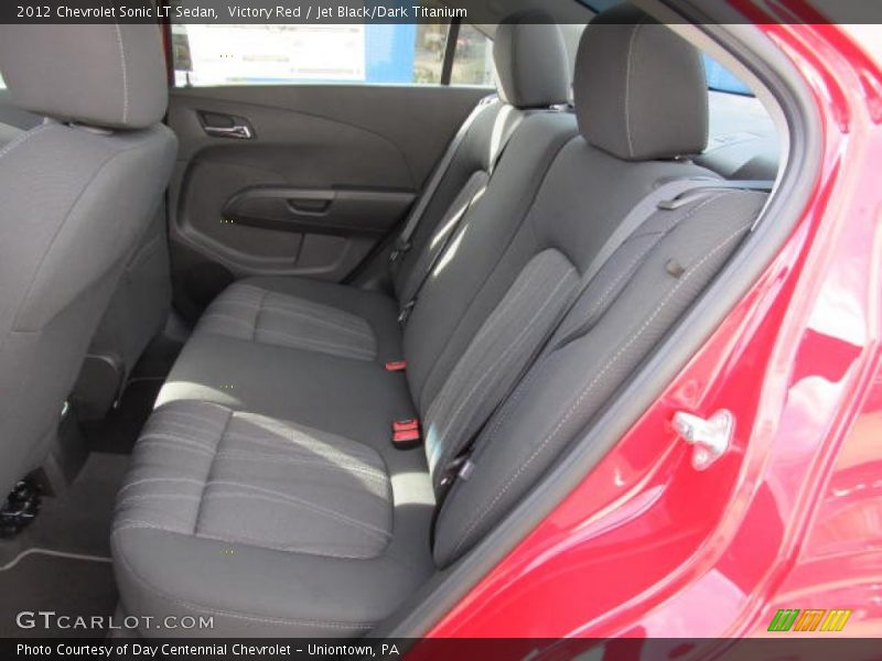 Victory Red / Jet Black/Dark Titanium 2012 Chevrolet Sonic LT Sedan