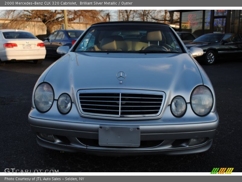 Brilliant Silver Metallic / Oyster 2000 Mercedes-Benz CLK 320 Cabriolet