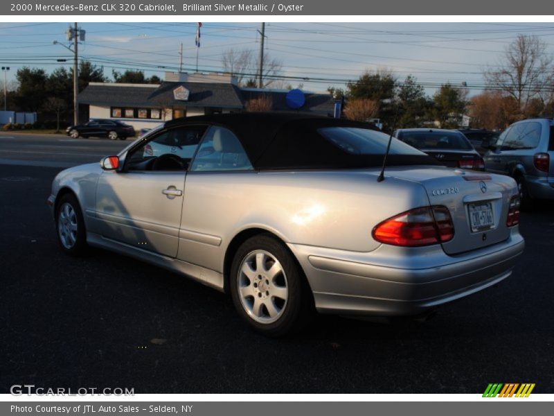 Brilliant Silver Metallic / Oyster 2000 Mercedes-Benz CLK 320 Cabriolet