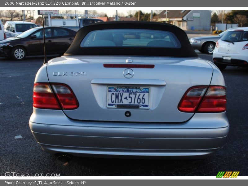 Brilliant Silver Metallic / Oyster 2000 Mercedes-Benz CLK 320 Cabriolet