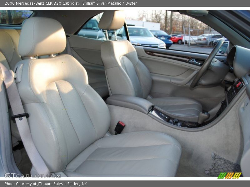 Brilliant Silver Metallic / Oyster 2000 Mercedes-Benz CLK 320 Cabriolet