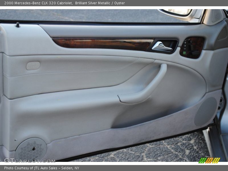 Brilliant Silver Metallic / Oyster 2000 Mercedes-Benz CLK 320 Cabriolet