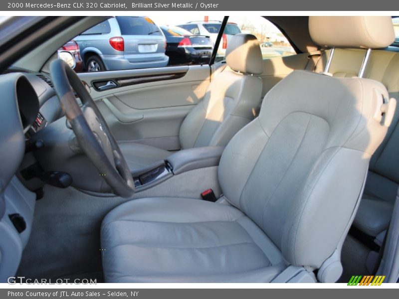 Brilliant Silver Metallic / Oyster 2000 Mercedes-Benz CLK 320 Cabriolet