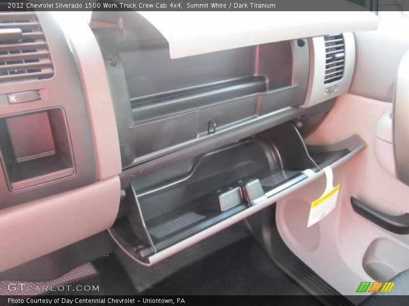 Summit White / Dark Titanium 2012 Chevrolet Silverado 1500 Work Truck Crew Cab 4x4