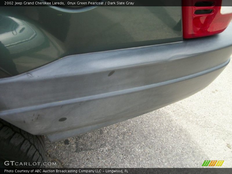 Onyx Green Pearlcoat / Dark Slate Gray 2002 Jeep Grand Cherokee Laredo