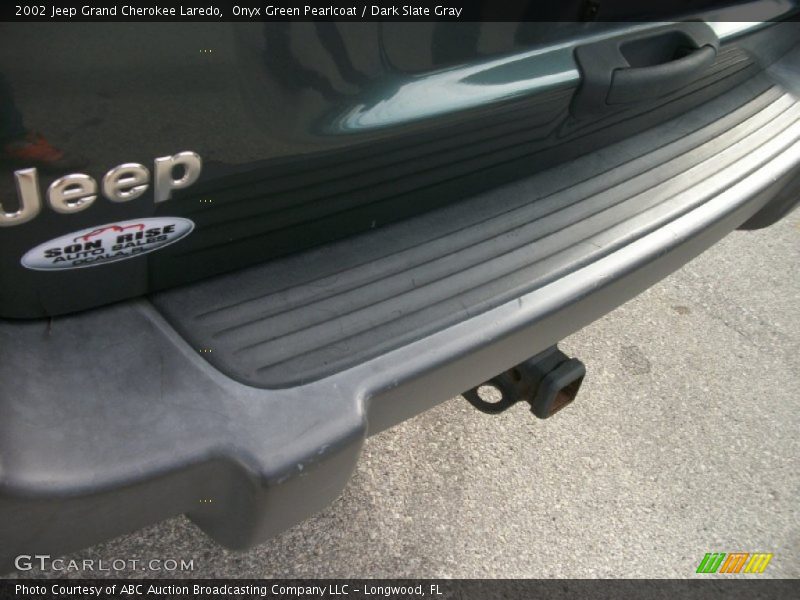 Onyx Green Pearlcoat / Dark Slate Gray 2002 Jeep Grand Cherokee Laredo