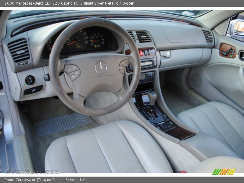 Brilliant Silver Metallic / Oyster 2000 Mercedes-Benz CLK 320 Cabriolet
