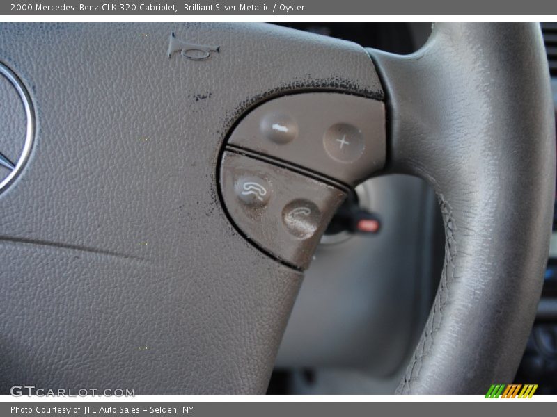Brilliant Silver Metallic / Oyster 2000 Mercedes-Benz CLK 320 Cabriolet