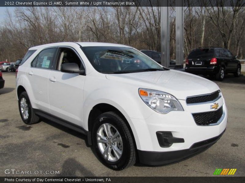 Summit White / Light Titanium/Jet Black 2012 Chevrolet Equinox LS AWD
