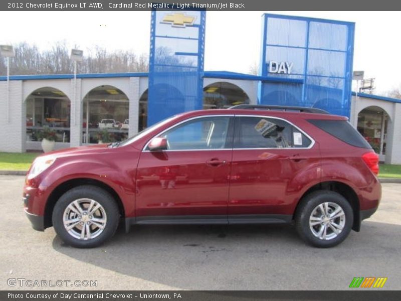 Cardinal Red Metallic / Light Titanium/Jet Black 2012 Chevrolet Equinox LT AWD