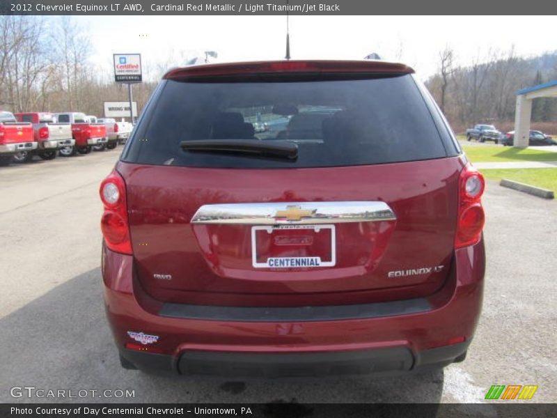 Cardinal Red Metallic / Light Titanium/Jet Black 2012 Chevrolet Equinox LT AWD