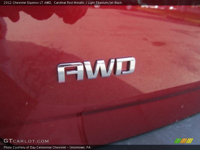 Cardinal Red Metallic / Light Titanium/Jet Black 2012 Chevrolet Equinox LT AWD
