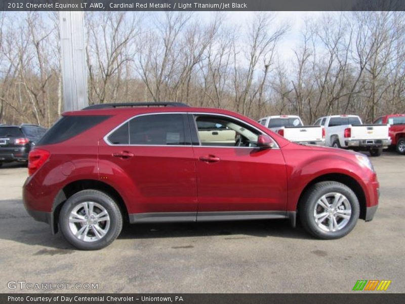 Cardinal Red Metallic / Light Titanium/Jet Black 2012 Chevrolet Equinox LT AWD