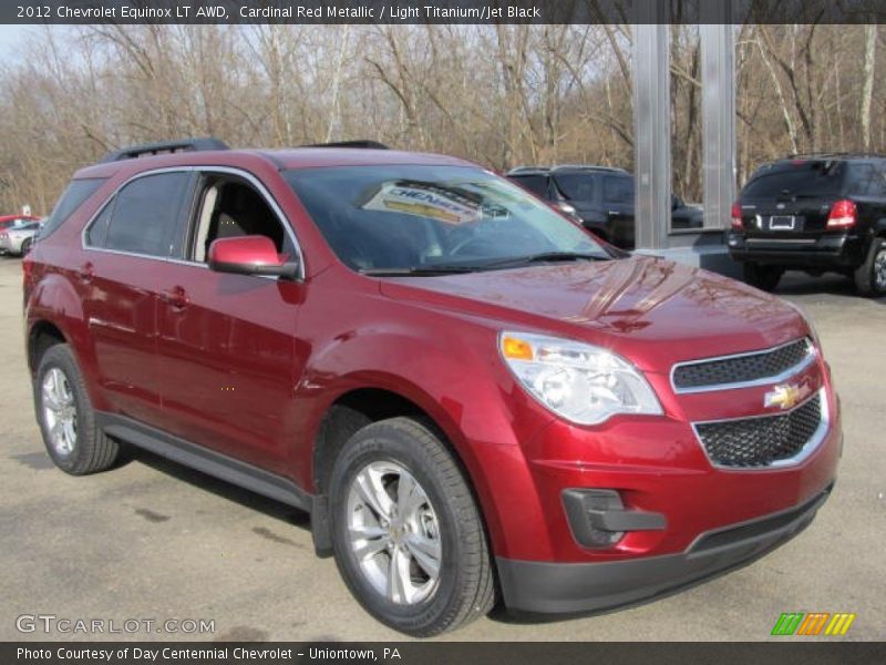Cardinal Red Metallic / Light Titanium/Jet Black 2012 Chevrolet Equinox LT AWD