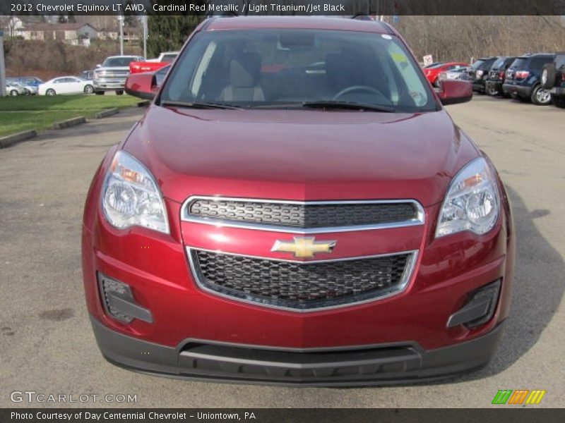 Cardinal Red Metallic / Light Titanium/Jet Black 2012 Chevrolet Equinox LT AWD