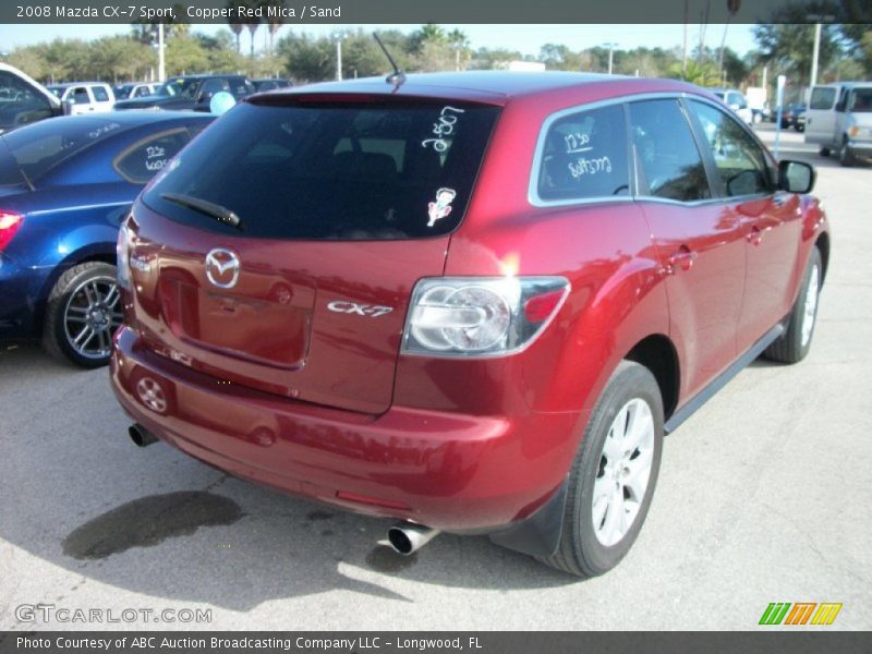 Copper Red Mica / Sand 2008 Mazda CX-7 Sport