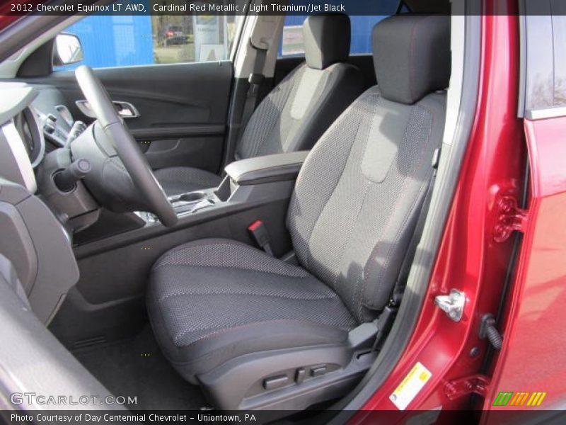 Cardinal Red Metallic / Light Titanium/Jet Black 2012 Chevrolet Equinox LT AWD