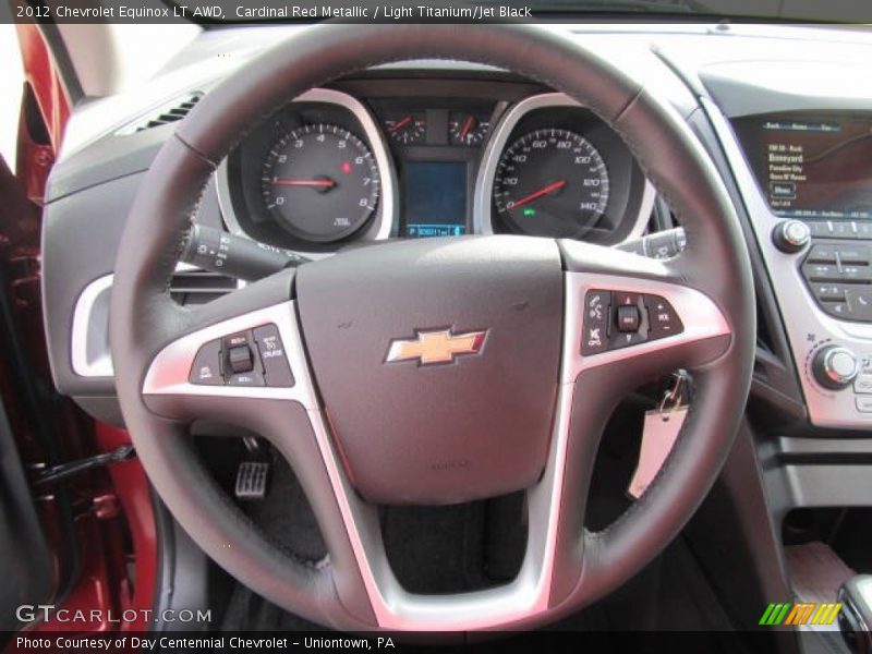 Cardinal Red Metallic / Light Titanium/Jet Black 2012 Chevrolet Equinox LT AWD