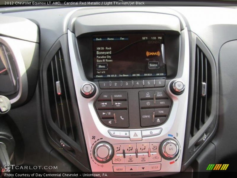 Cardinal Red Metallic / Light Titanium/Jet Black 2012 Chevrolet Equinox LT AWD