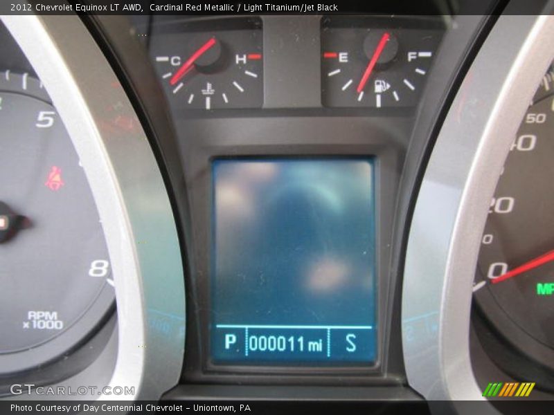 Cardinal Red Metallic / Light Titanium/Jet Black 2012 Chevrolet Equinox LT AWD