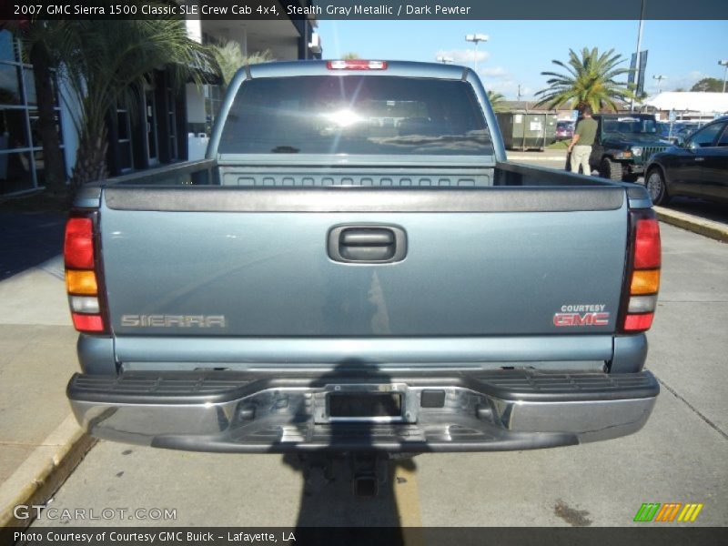 Stealth Gray Metallic / Dark Pewter 2007 GMC Sierra 1500 Classic SLE Crew Cab 4x4