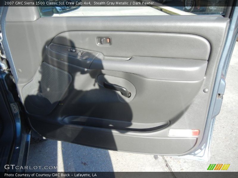 Stealth Gray Metallic / Dark Pewter 2007 GMC Sierra 1500 Classic SLE Crew Cab 4x4