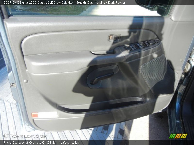 Stealth Gray Metallic / Dark Pewter 2007 GMC Sierra 1500 Classic SLE Crew Cab 4x4