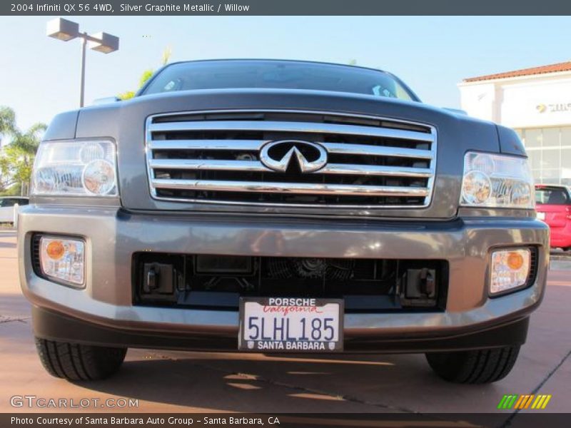 Silver Graphite Metallic / Willow 2004 Infiniti QX 56 4WD