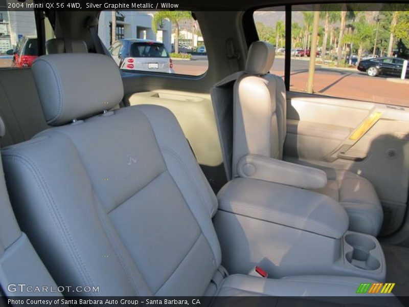Silver Graphite Metallic / Willow 2004 Infiniti QX 56 4WD