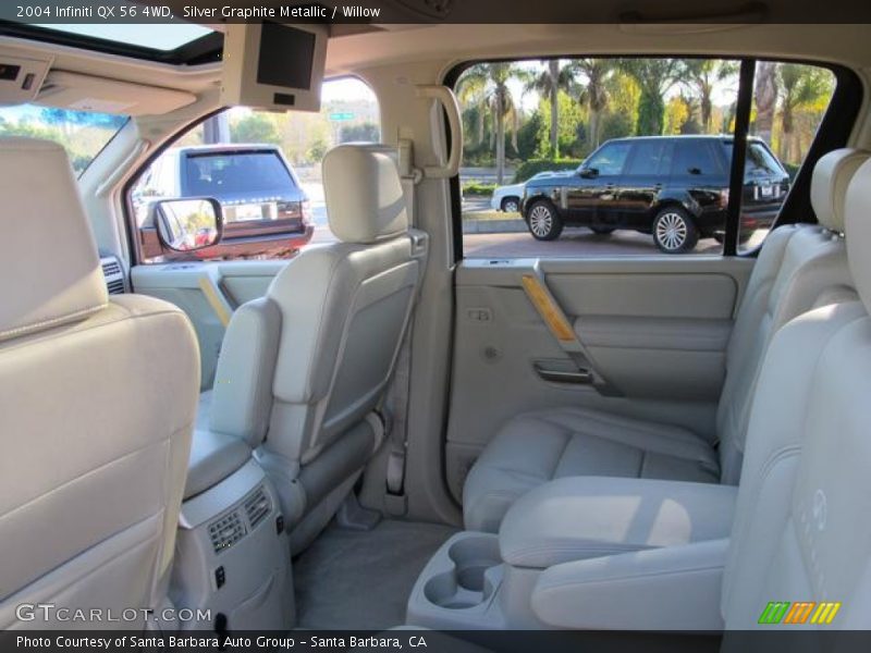 Silver Graphite Metallic / Willow 2004 Infiniti QX 56 4WD