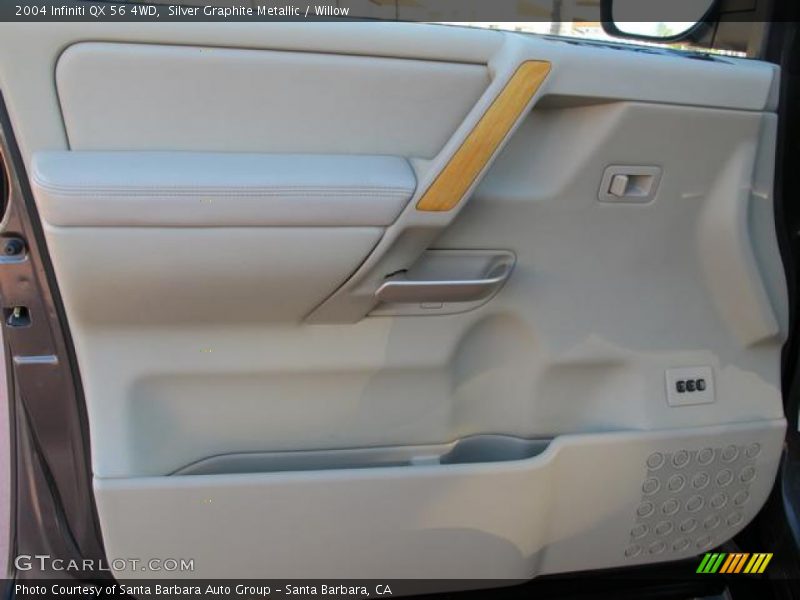 Silver Graphite Metallic / Willow 2004 Infiniti QX 56 4WD