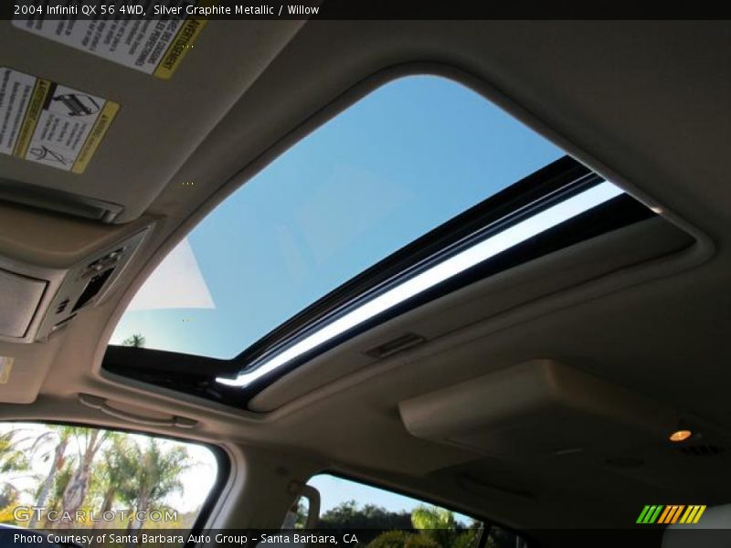 Silver Graphite Metallic / Willow 2004 Infiniti QX 56 4WD