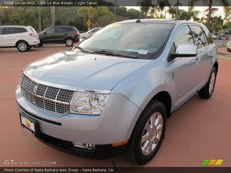 Light Ice Blue Metallic / Light Camel 2008 Lincoln MKX