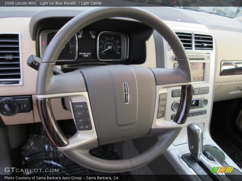 Light Ice Blue Metallic / Light Camel 2008 Lincoln MKX