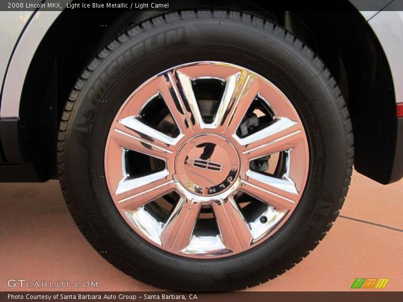 Light Ice Blue Metallic / Light Camel 2008 Lincoln MKX