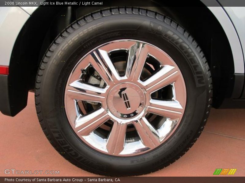 Light Ice Blue Metallic / Light Camel 2008 Lincoln MKX
