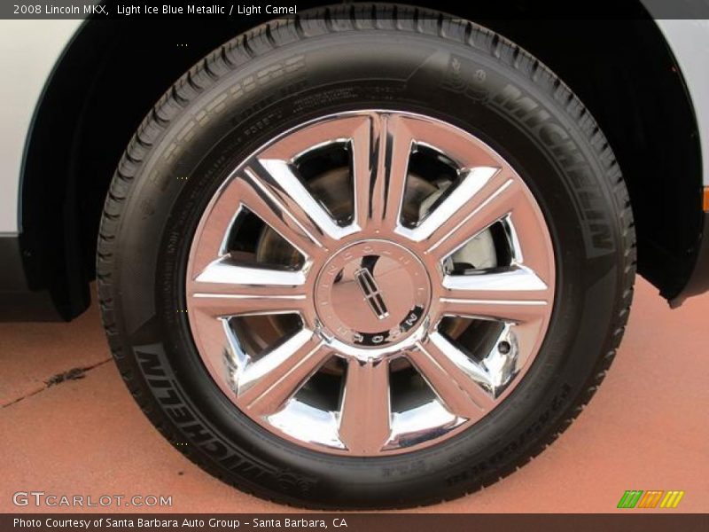 Light Ice Blue Metallic / Light Camel 2008 Lincoln MKX