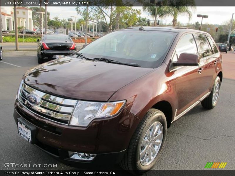 Red Candy Metallic / Camel 2010 Ford Edge SEL